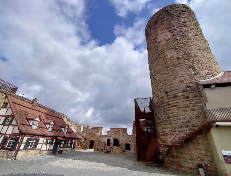 Burgruine in Burgthann, Germany